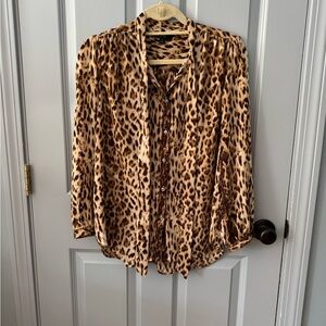 J. Crew Animal Print Shirt